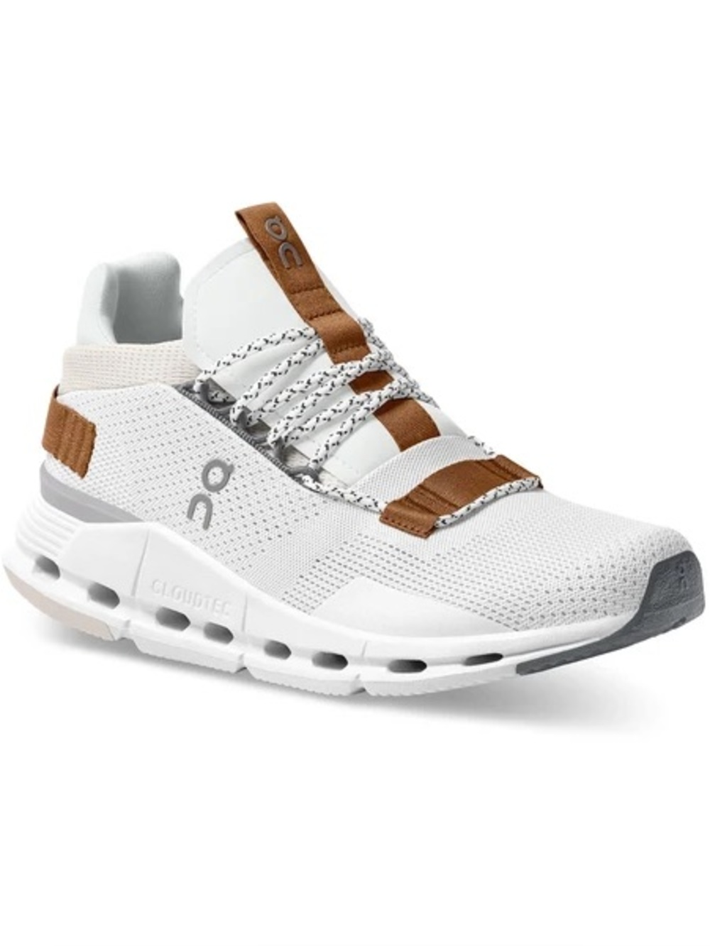 On Women's Cloudnova 2 Shoes White Pearl